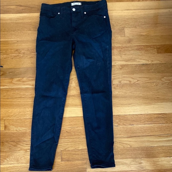 Madewell 9” High Rise Skinny Black Jeans - Picture 2 of 5